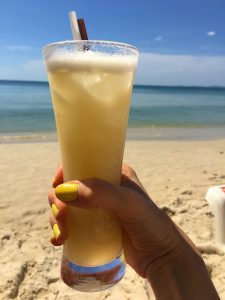 Drink på Otres Beach, Sihanoukville.