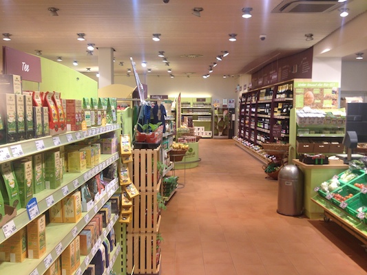 Alnatura økologiske supermarked.