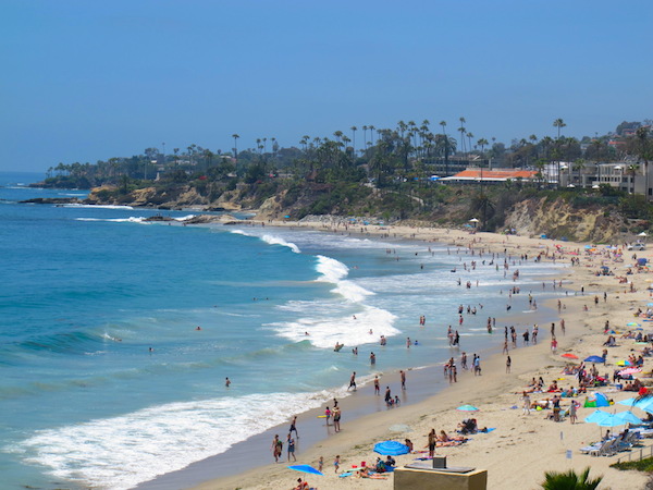 Den beste stranden i Laguna Beach