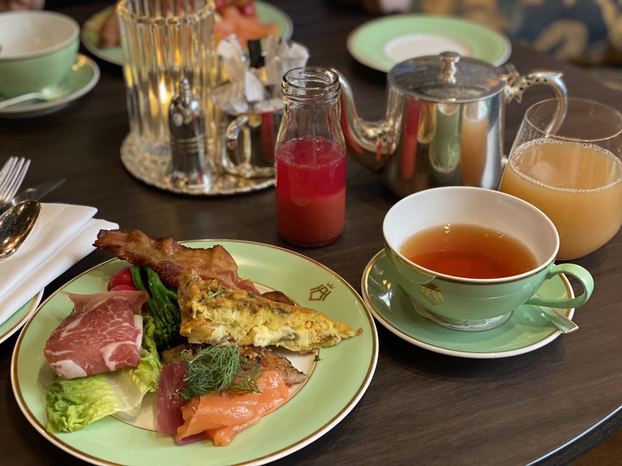 Frokostbuffet hos Hotel Bristol i Oslo.