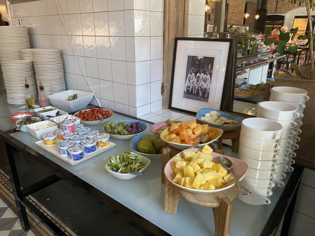 Frokostsalen ved hotellet Dwór Uphagena.